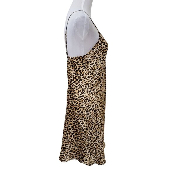 gilligan o'malley Size M Leopard/Cheetah Mini Slip Dress, Excellent Used Cond. - Picture 5 of 11
